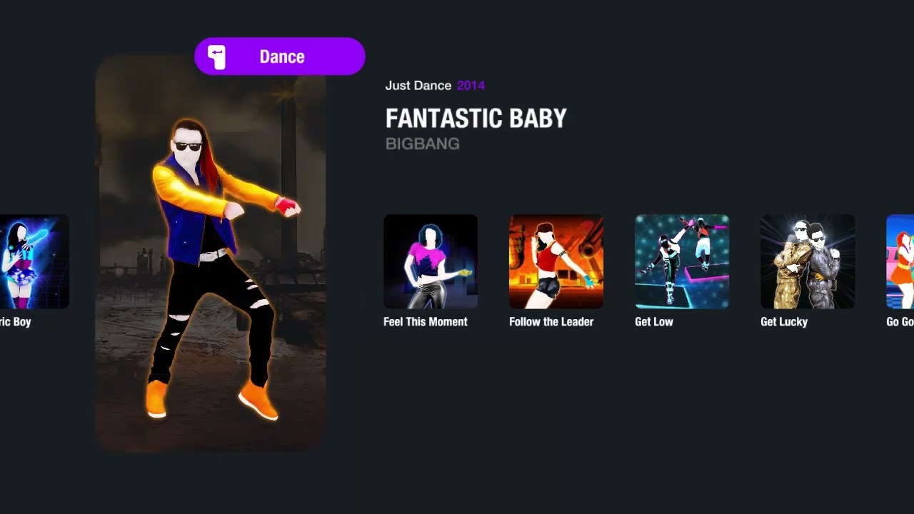 Just Dance Power - Menu