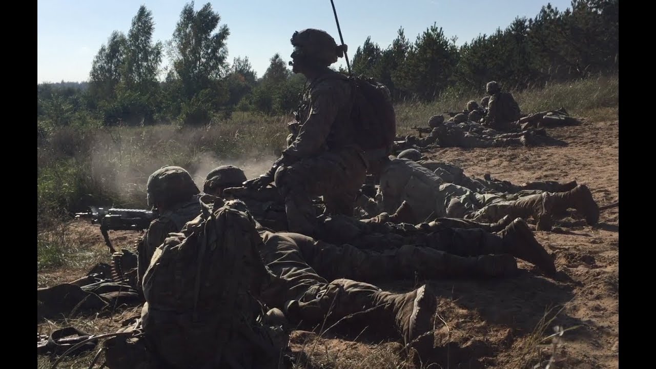 Trench Warfare in 2017. Combined Arms Live Fire, Battle Group Poland. (2d Cavalry Regiment)