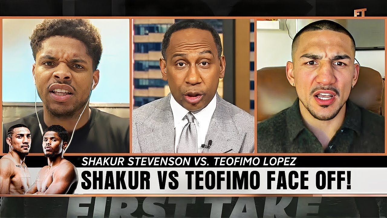 Tempers Flare 🔥 Shakur Stevenson & Teofimo Lopez Go At It