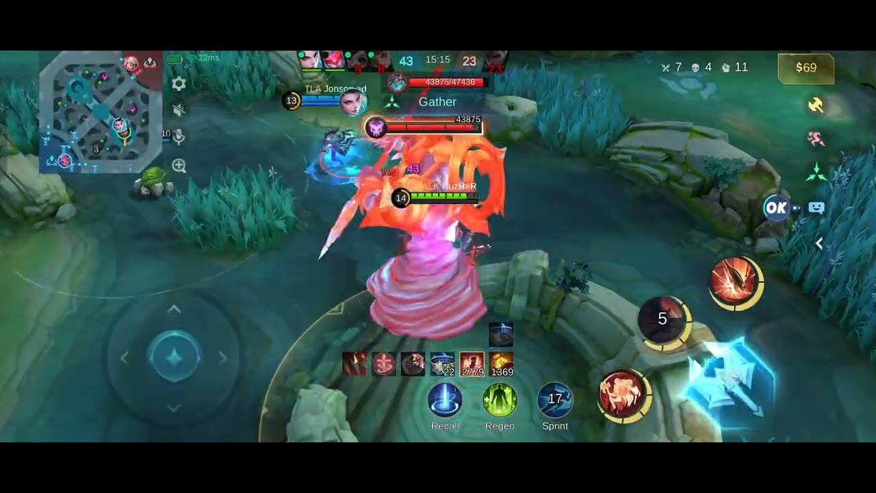 Hilda na pang Legendary mag Tank sa Laro 😁💪 #hilda  #mobilelegends #mlbbhighlights  