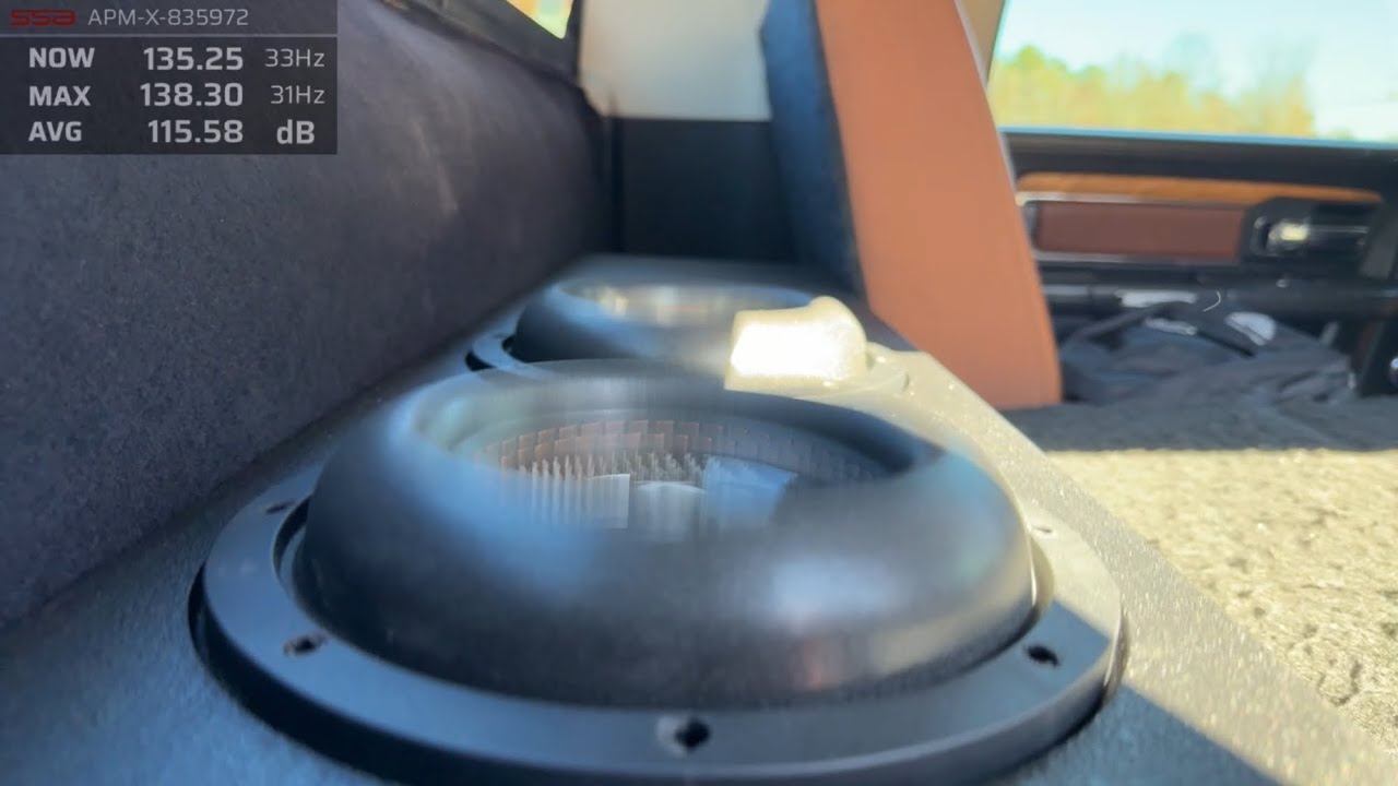 DTX Audio Dreamsicle 8” Первый день использования, уровень звукового давления 138 дБ при 31 Гц, в...