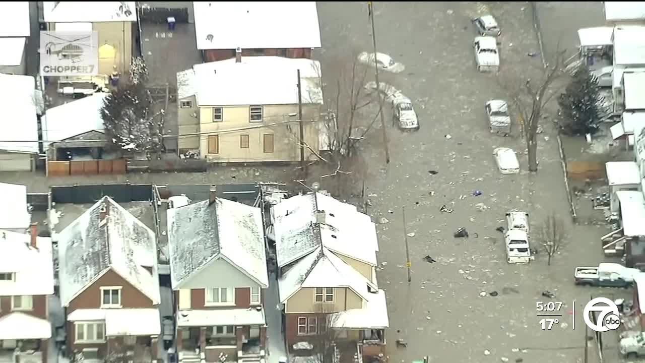 Water main break flooding cleanup continues are some wait