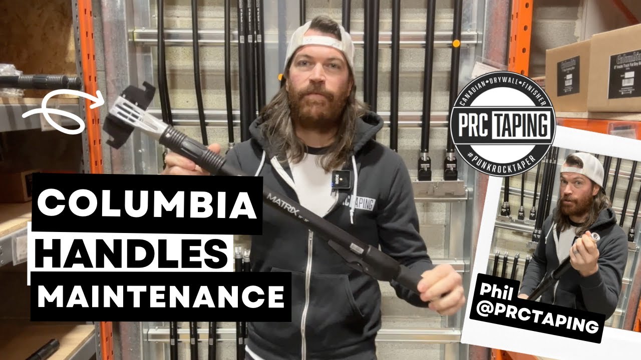 Columbia Handles Maintenance and Care with Phil from PRC TAPING | Drywall Tools