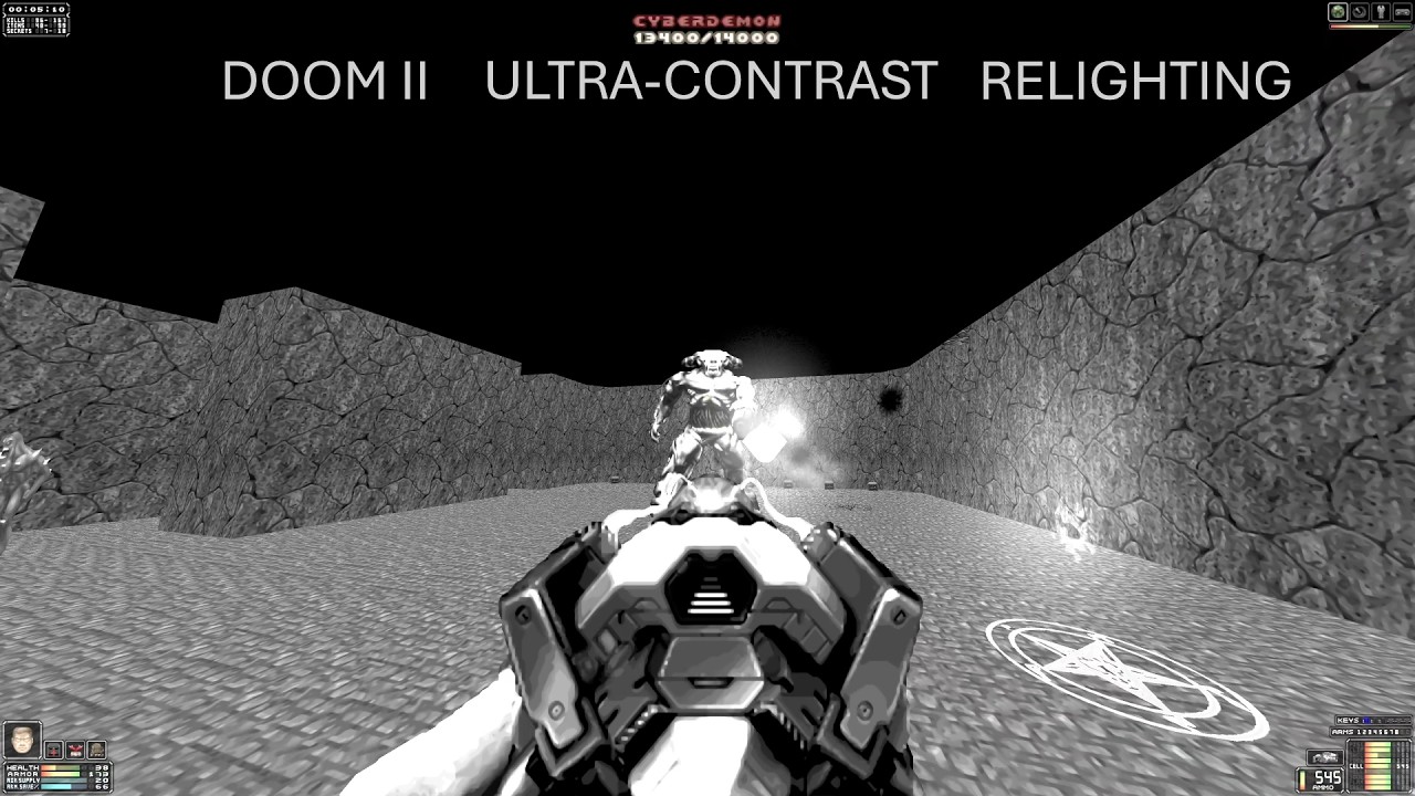 THE VIDEO HAS COLOR!!! BRUTAL DOOM II EXTENDED EDITION I/III 4K/60