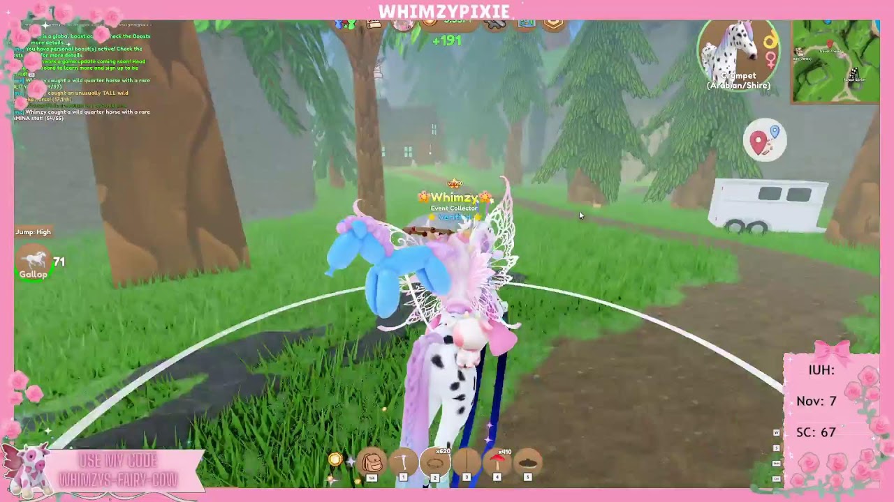 (3 horns caught, FRI IUHN)2X HORN BOOST HUNTING| Wild Horse Islands |!code !method !discord !lurk