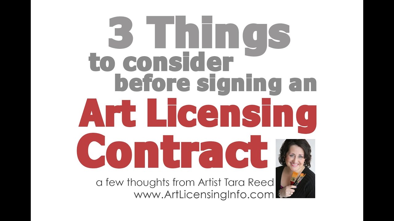 3 things to consider before signing an art licensing contract