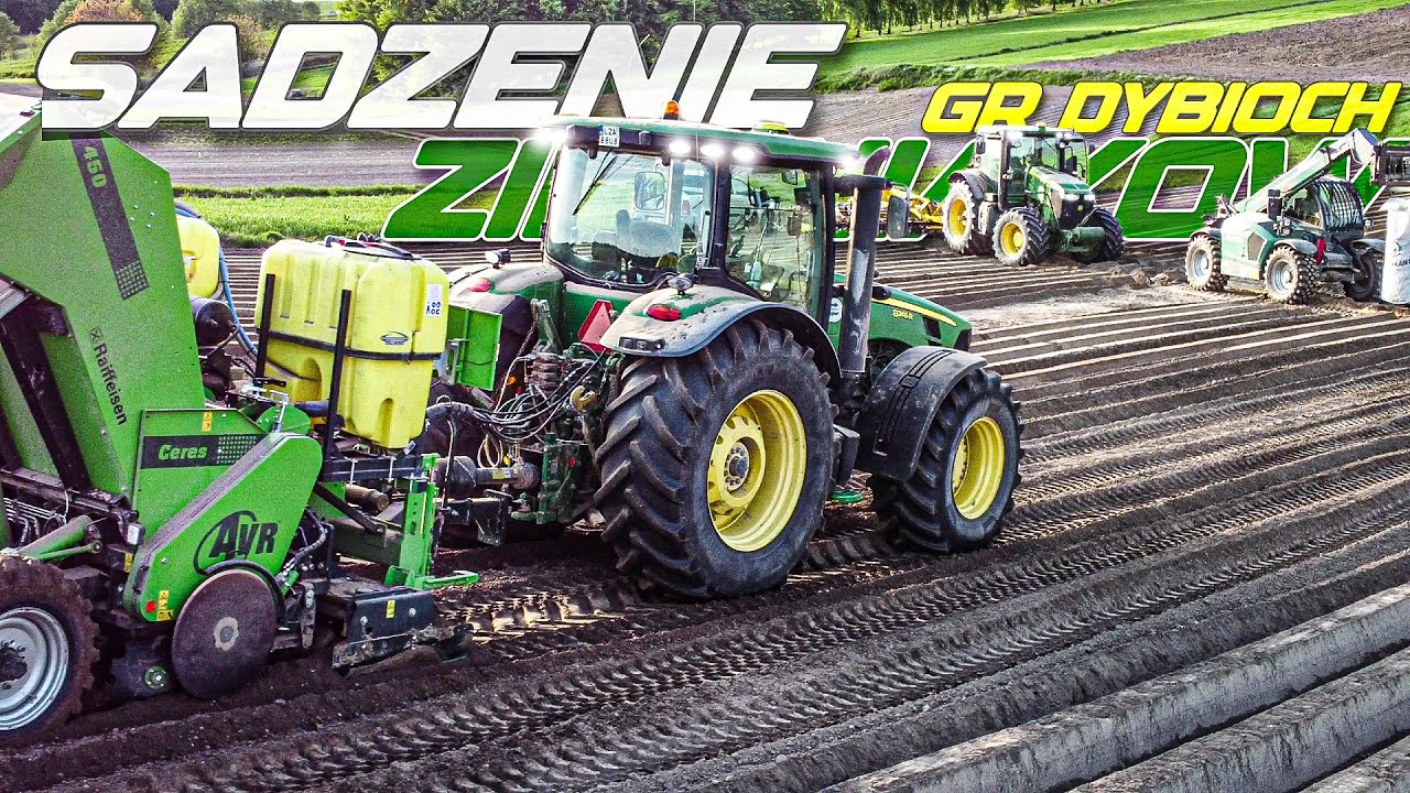 🇵🇱 SADZENIE ZIEMNIAKOW! ✩ NOWY NABYTEK AVR! ✩ JELEN NIE DAJE RADY?! ✩ 2X JOHN DEERE ✩ GR DYBIOCH ✩🇵🇱