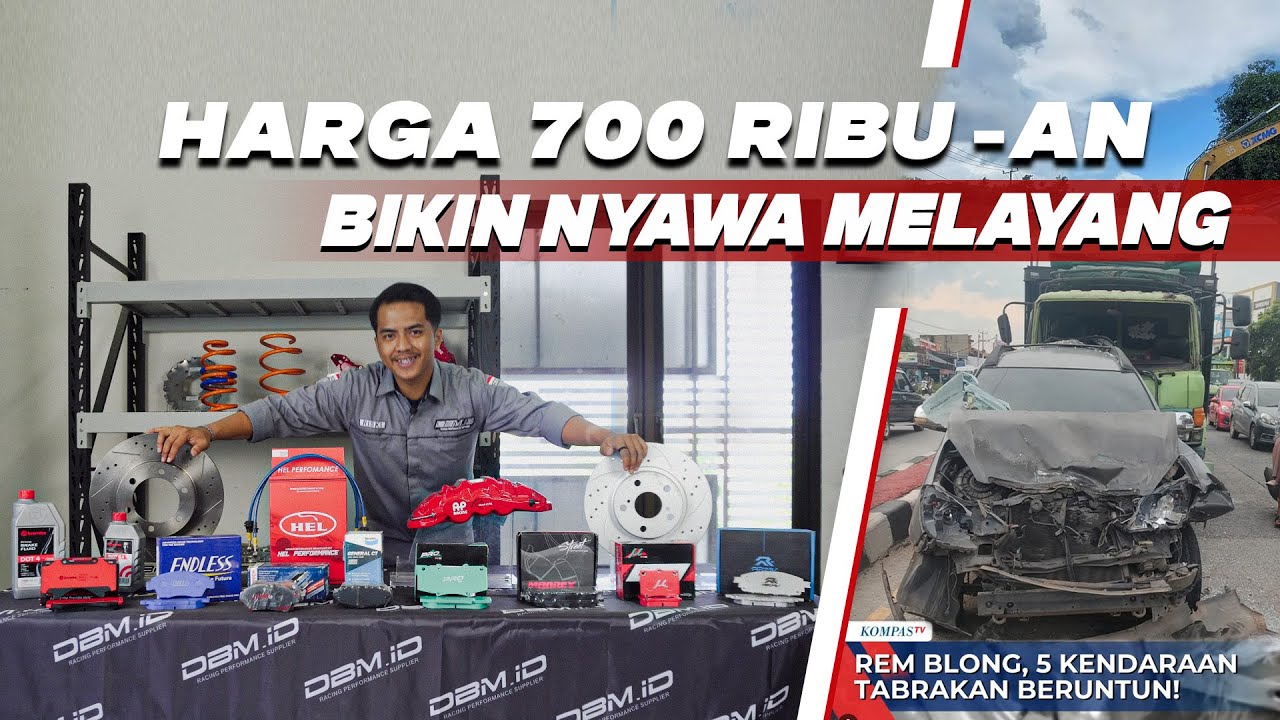 BEDANYA KAMPAS REM MURAH SAMPAI MAHAL #brake #innova