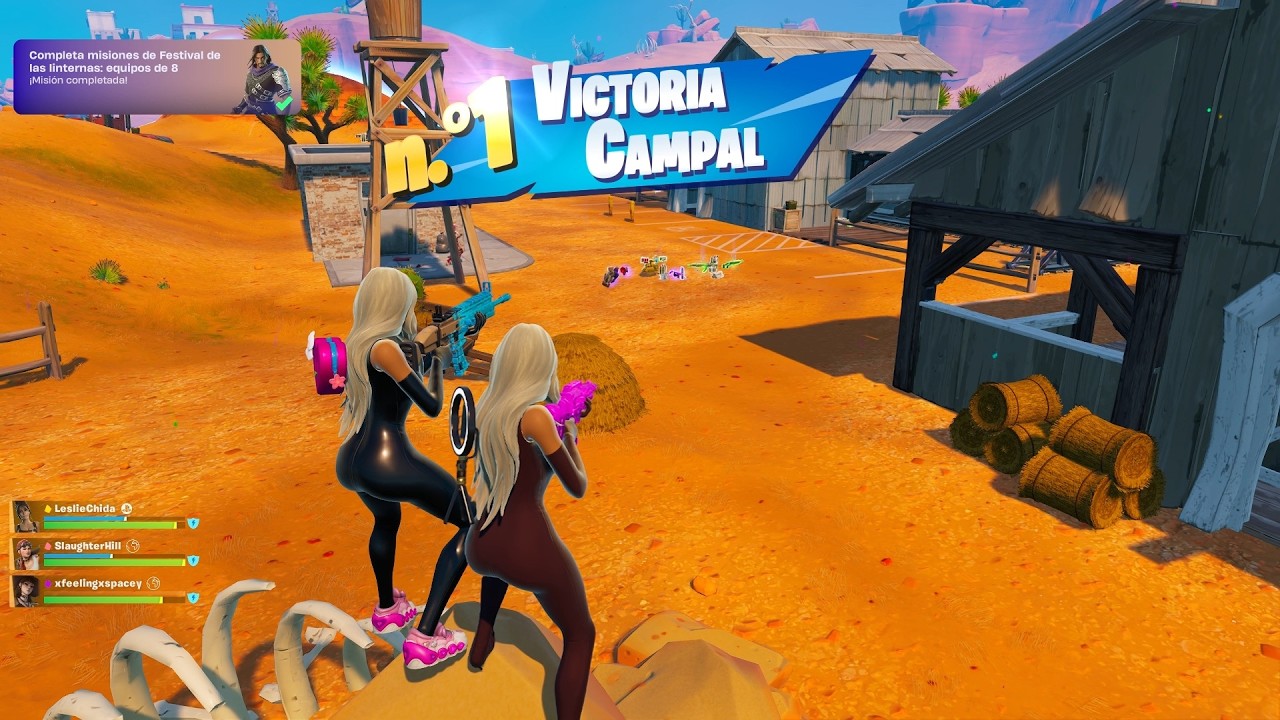 Fortnite C7T1 Recarga - Victoria En Equipo De 8 | Gameplay Español (PC 1080p/60fps) #4