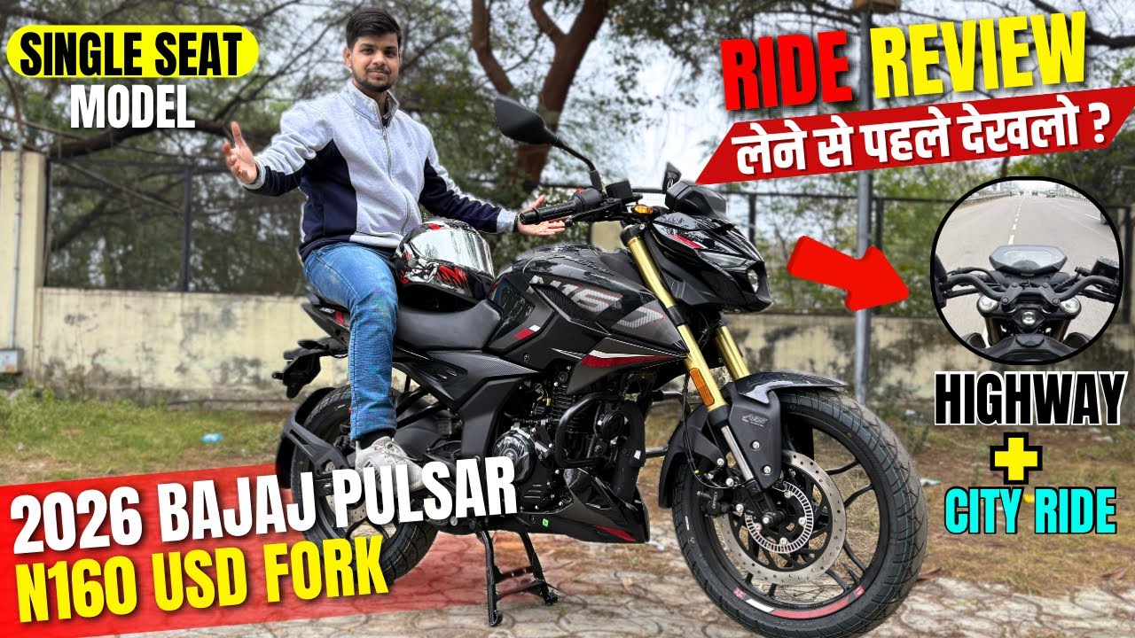 2026 Updated Pulsar N160 Ride Review😱| CITY+HIGHWAY RIDE | Mileage,Top Speed Test 
