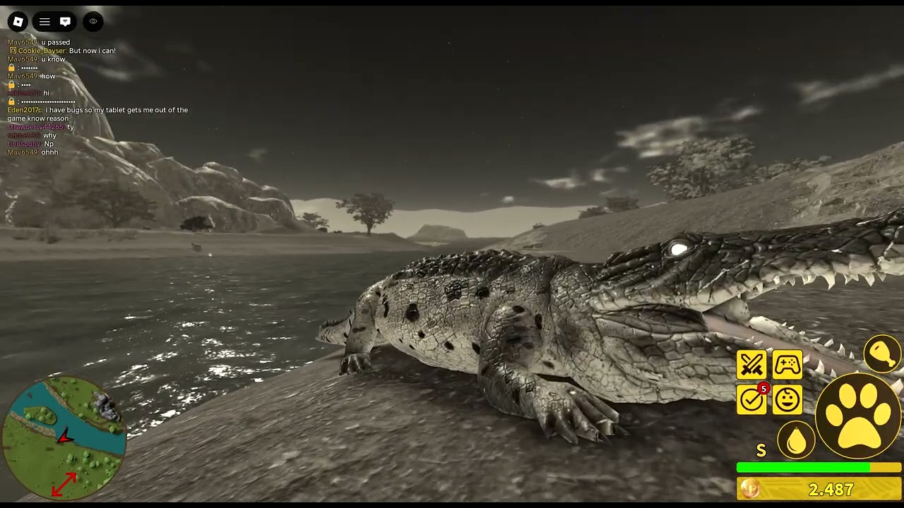 Savannah life Crocodile game play!