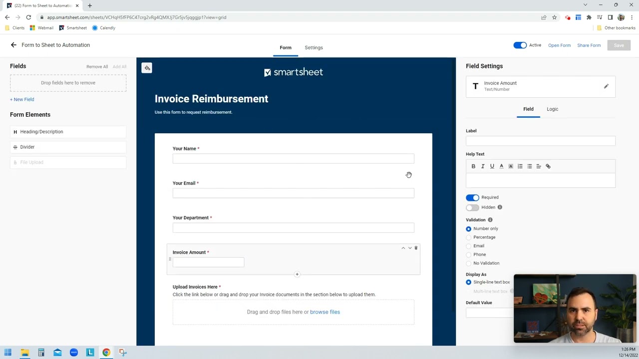 Adding a Form to Smartsheet and Automation to Alert Someone When the Form is Submitted