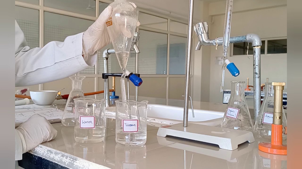 Practical physical pharmacy - Determination of partition coefficient of benzoic acid.