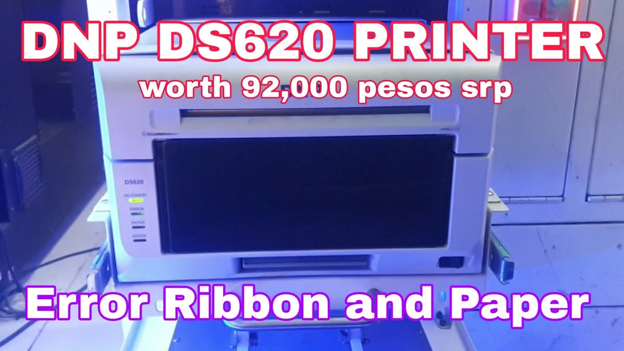 DNP DS620 PRINTER RIBBON AND PAPER REPLACEMENT ERROR SOLVE