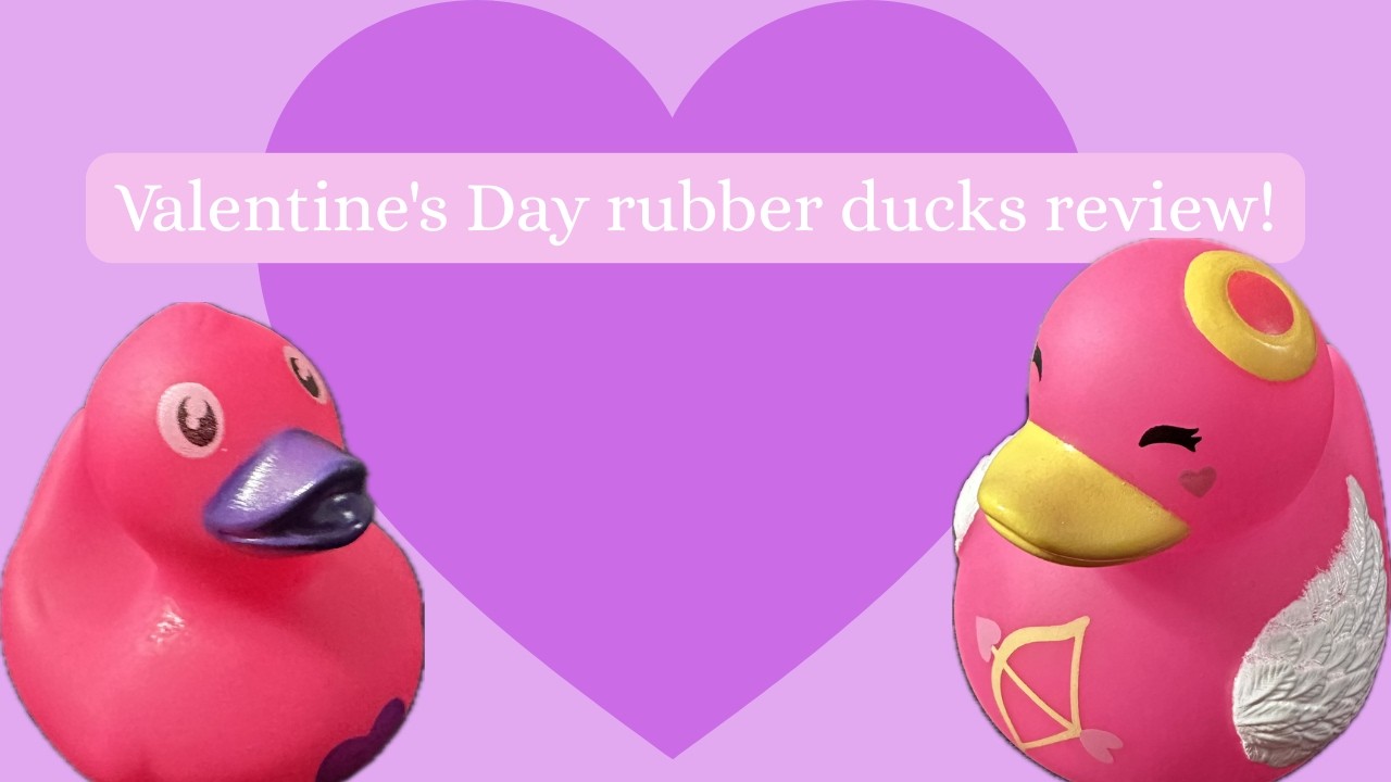 Valentine's Day rubber ducks review! (Valentine's Day special)