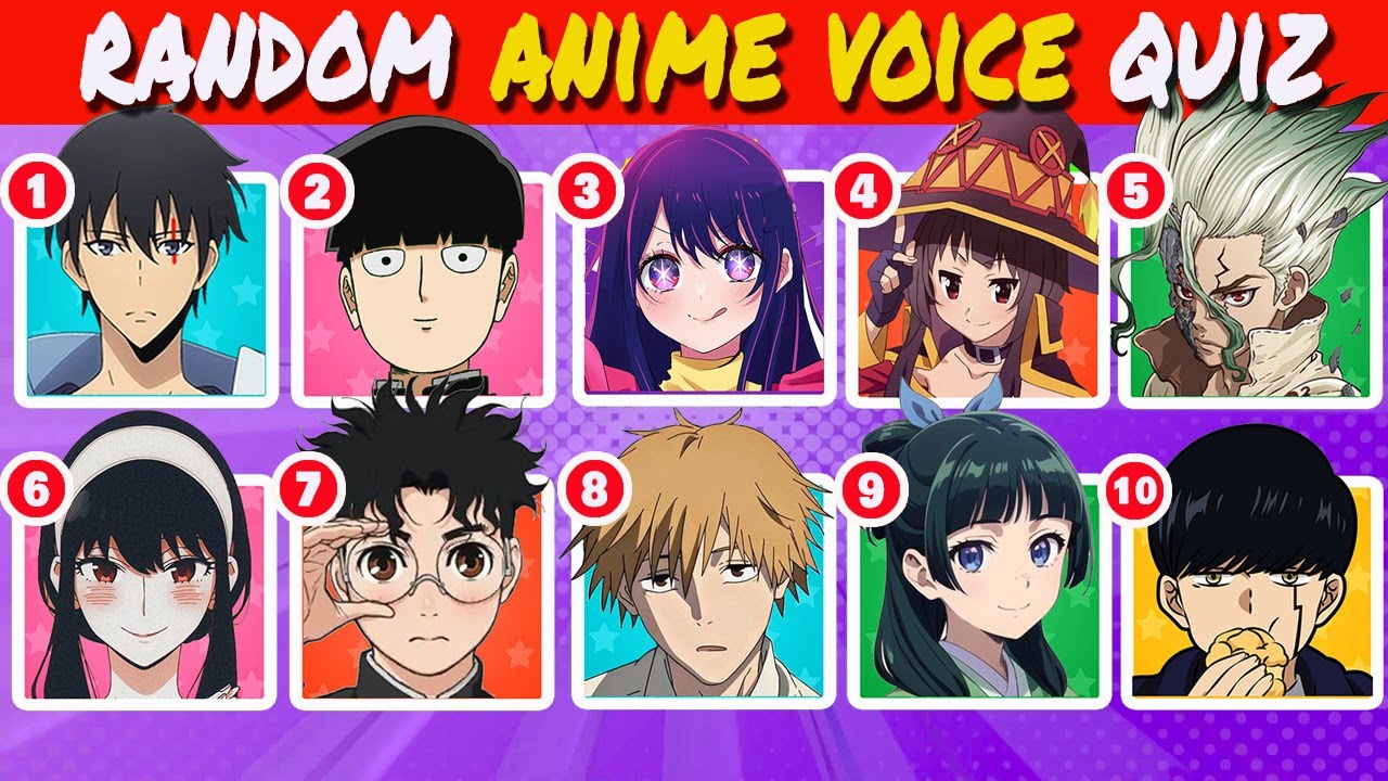 GUESS THE ANIME VOICE. 🔊👂 THE BEST ANIME CHARACTERS VOICES  Anime Quiz🎮 #animequiz