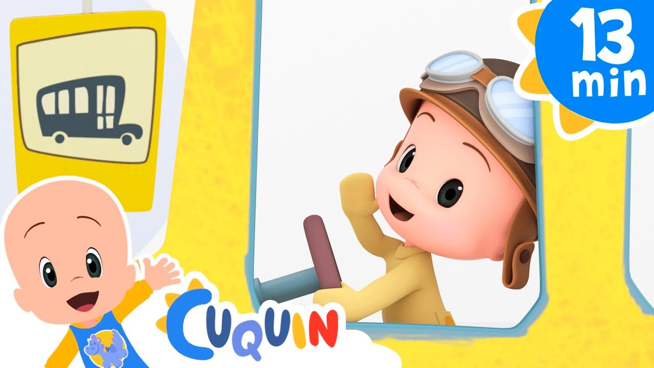 Las Ruedas de bus giran y giran | Cleo & Cuquín: canciones infantiles