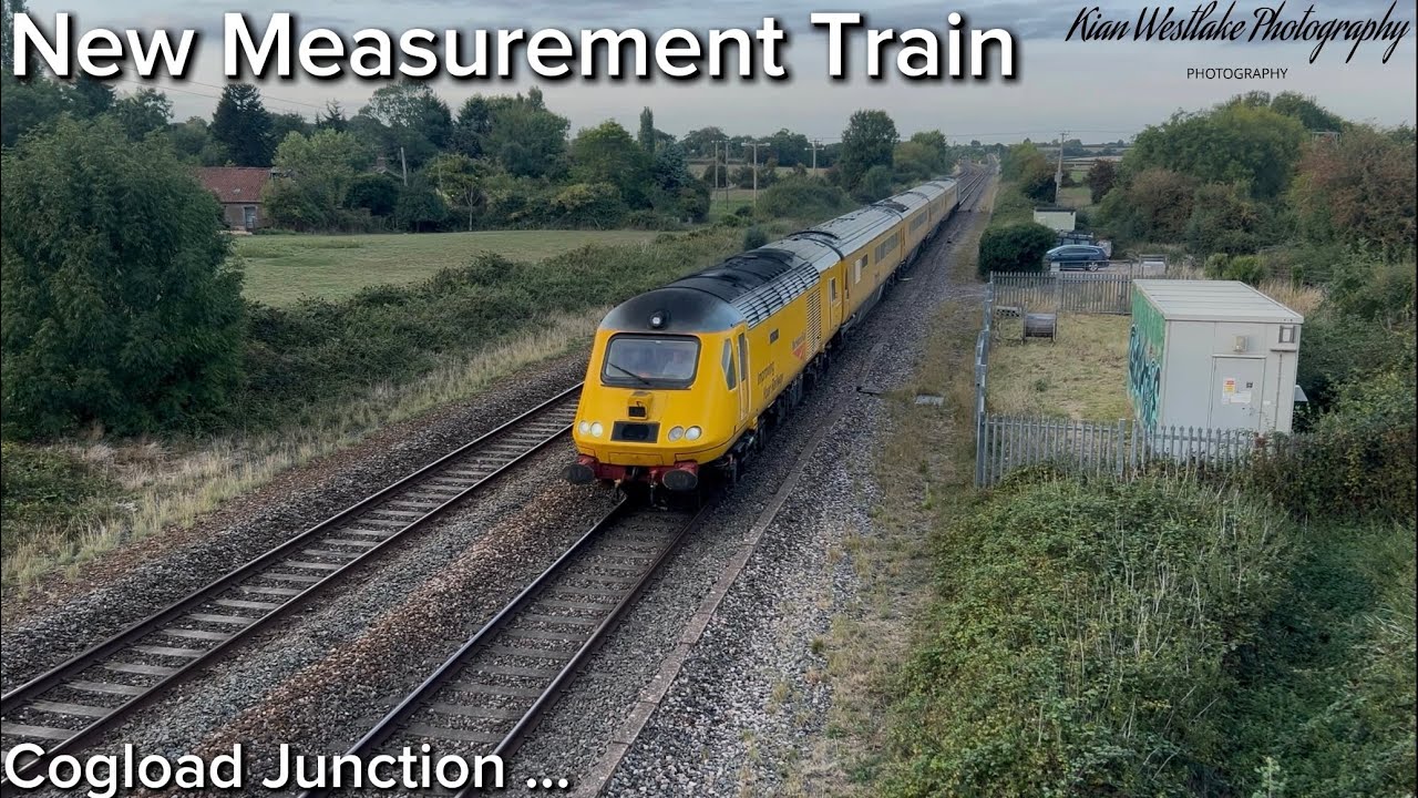 New Measurement Train at Cogload Junction - 22/08/2025