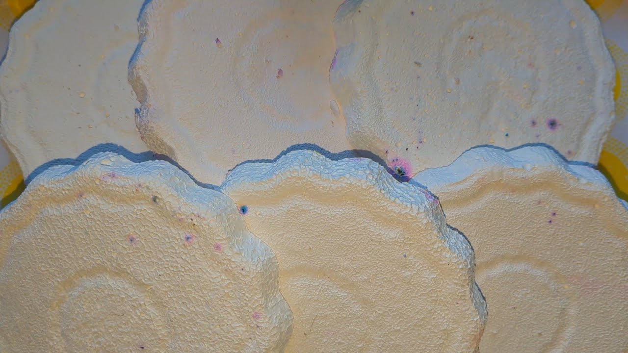 White Gym Chalk Pies Celebrating #sixyearsofchalkasmr with @chalk.asmr.official