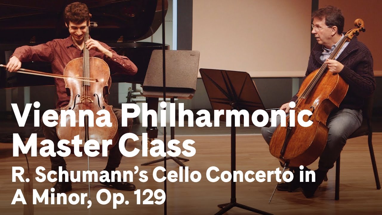 Vienna Philharmonic Cello Master Class with Tamás Varga: R. Schumann’s Cello Concerto in A Minor