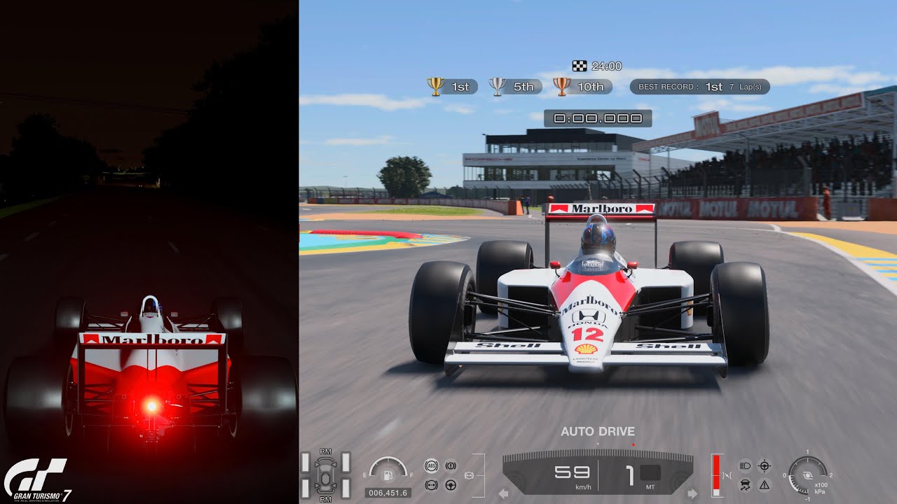 Gran Turismo 7 | Le Mans 24 Hours [24 Minutes] Nightmare No Light - MP4/4 F1