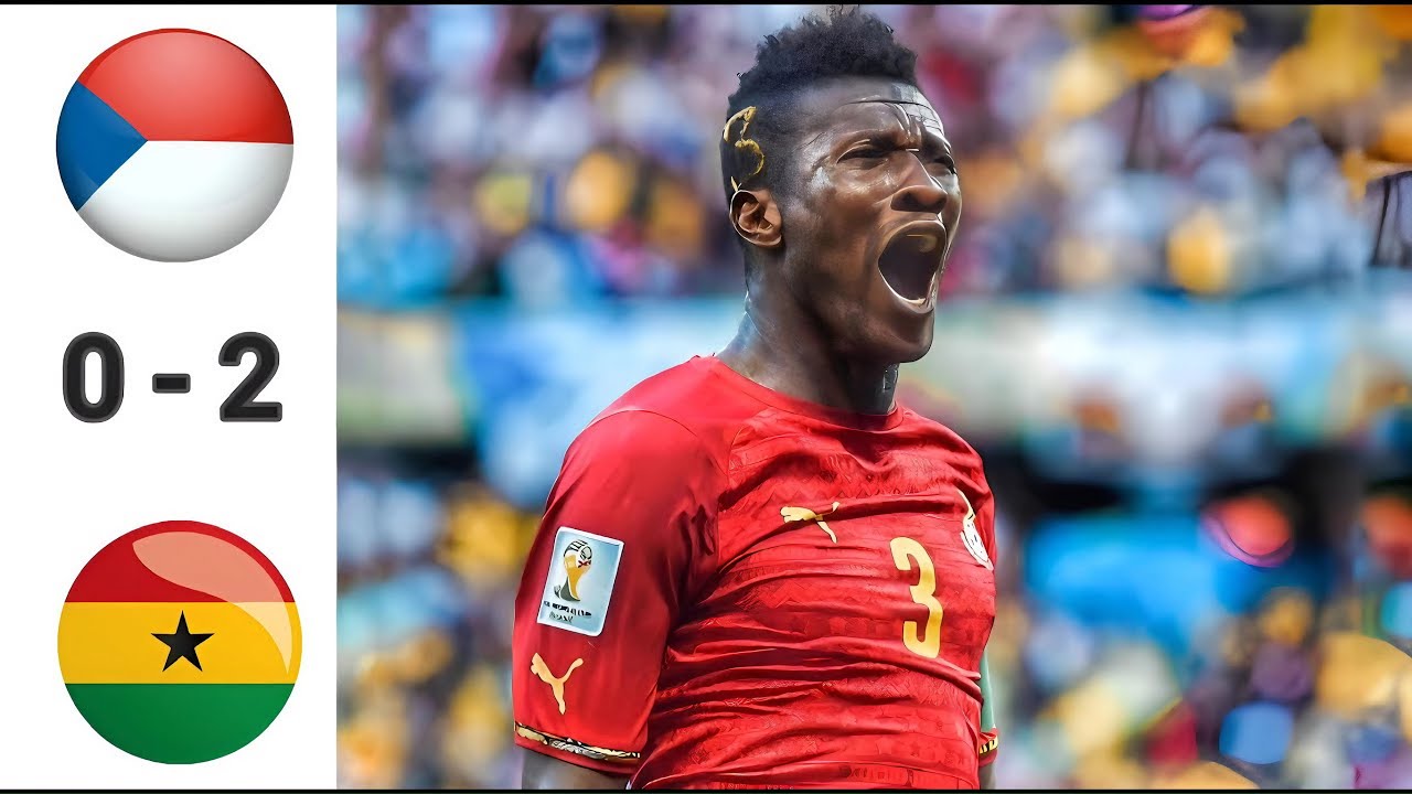 CZECH 0 &times; 2 GHANA[A.GYAN&times;MUNTARI🔥]&bull;WORLD CUP 2006 EXTENDED HIGHLIGHTS & ALL GOALS