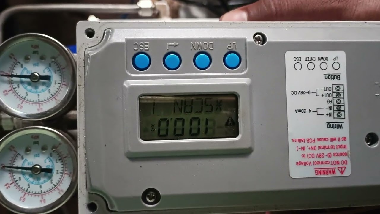 Rotork YTC - Smart positioner - YT-3300 calibration