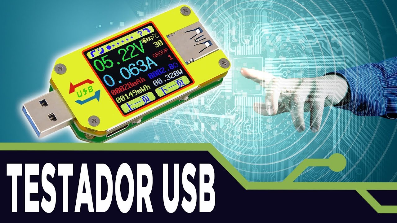 Medidor USB RIDEN UM34C -  ⚡️Testador USB para TÉCNICOS EM CELULARES
