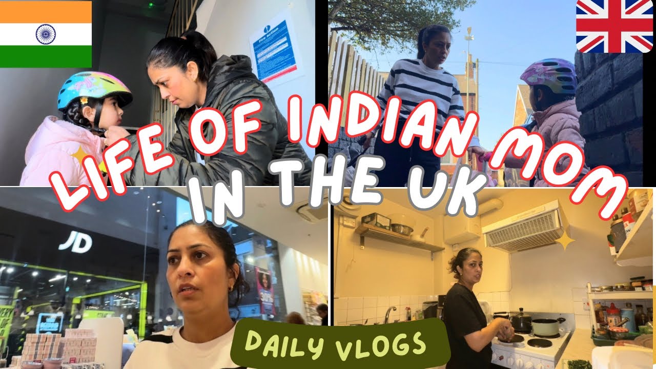 Today Amber got her scooter to Nursery | indian in UK