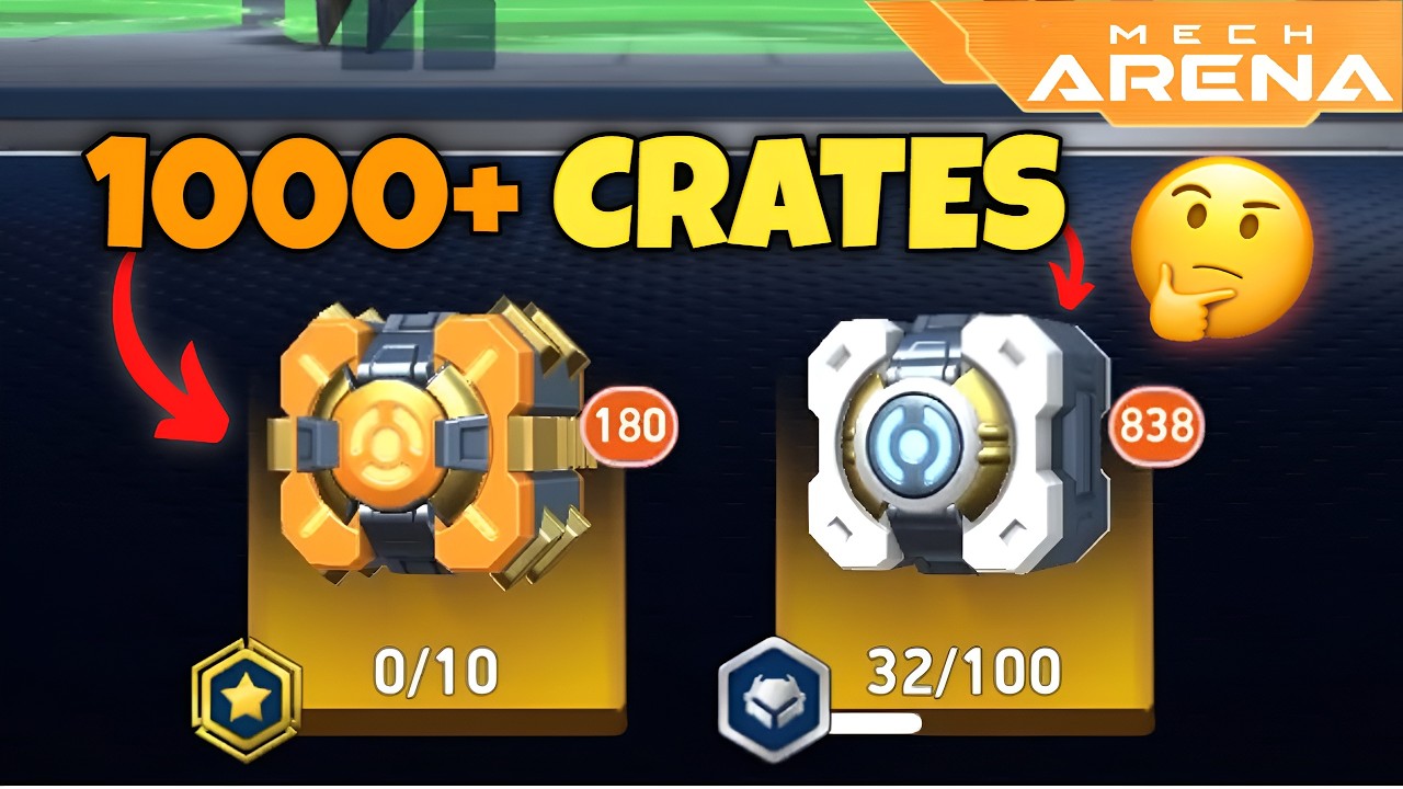 Opening 1000+ CRATES in Mech Arena! What did I get?