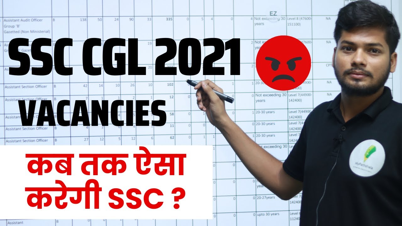 SSC CGL 2021 Tentative Vacancy !