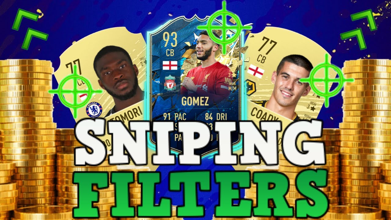 FIFA 20 BEST SNIPING FILTERS! HOW TO MAKE A MILLION COINS ON FIFA 20! FIFA 20 BEST TRADING METHODS!