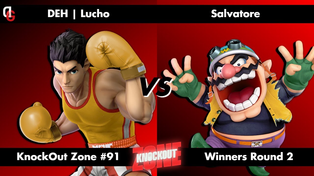 KnockOut Zone #91 - SSBU Winners Round 2 - Lucho (Little Mac) vs Salvatore (Wario)
