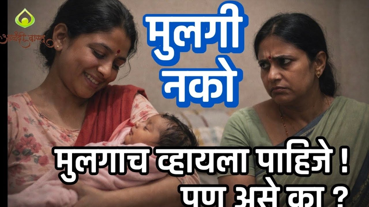 मुलींचा जन्म अपराध मानला जातो मुलगी नको मुलगा असायला पाहिजे असे का ?