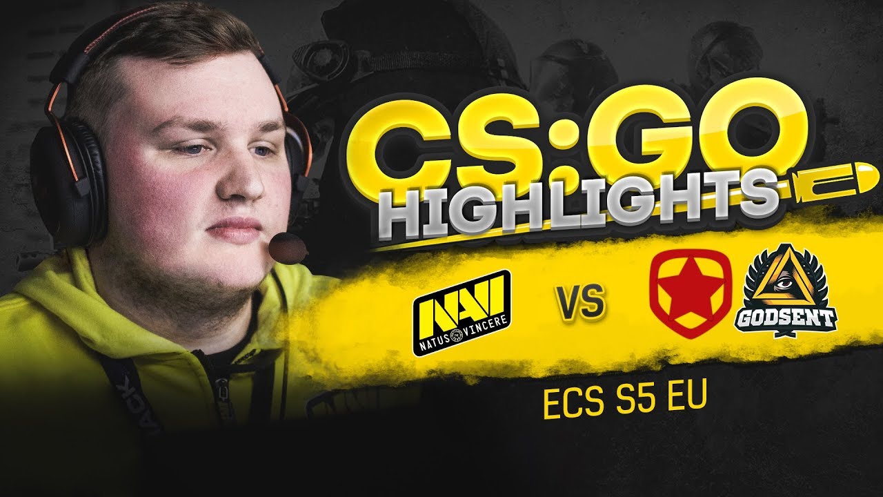 CSGO Highlights: NAVI vs Gambit, GODSENT @ ECS S5 EU