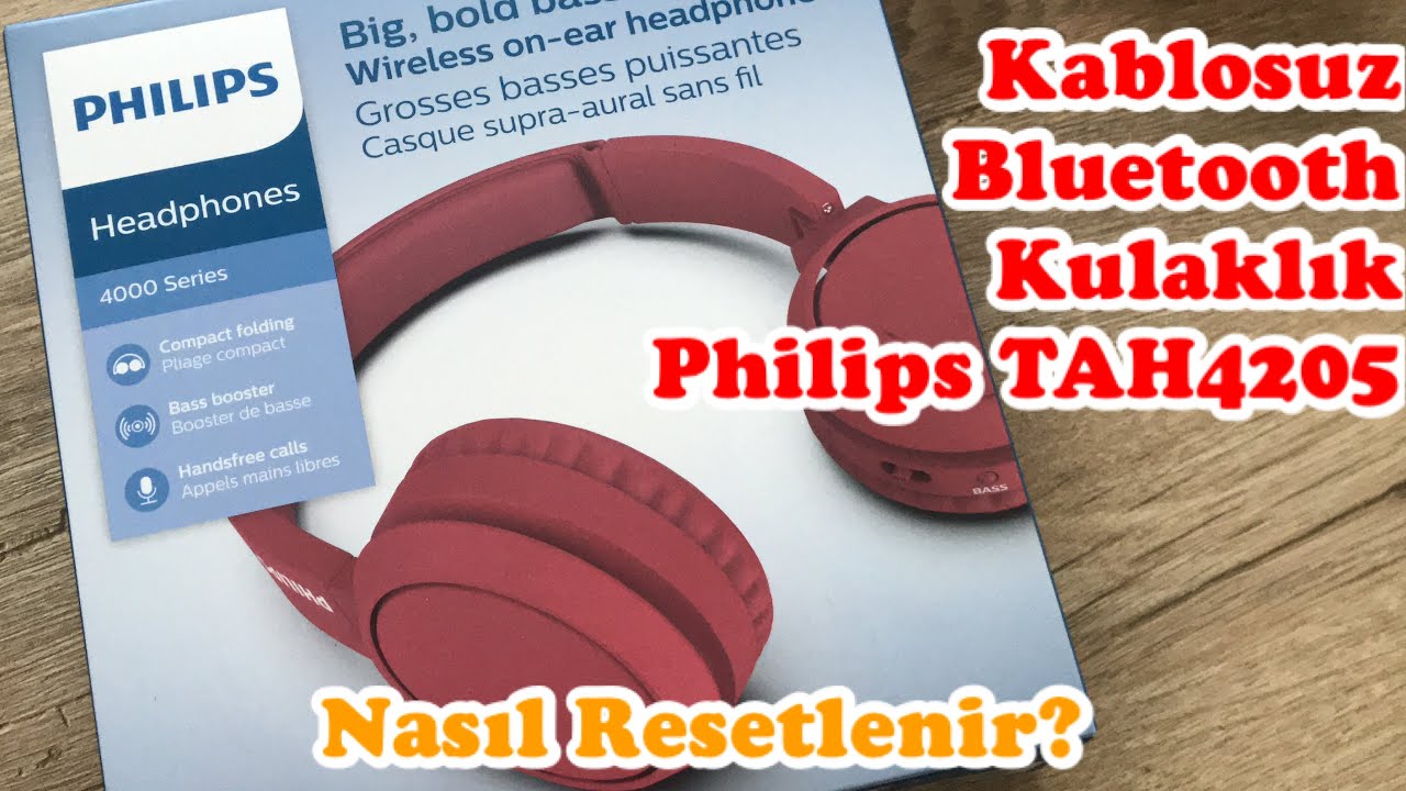 Philips Kablosuz Bluetooth Kulaklık Sıfırlama/Resetleme/Bluetooth da Görünmüyor/Bağlanma Sorunu