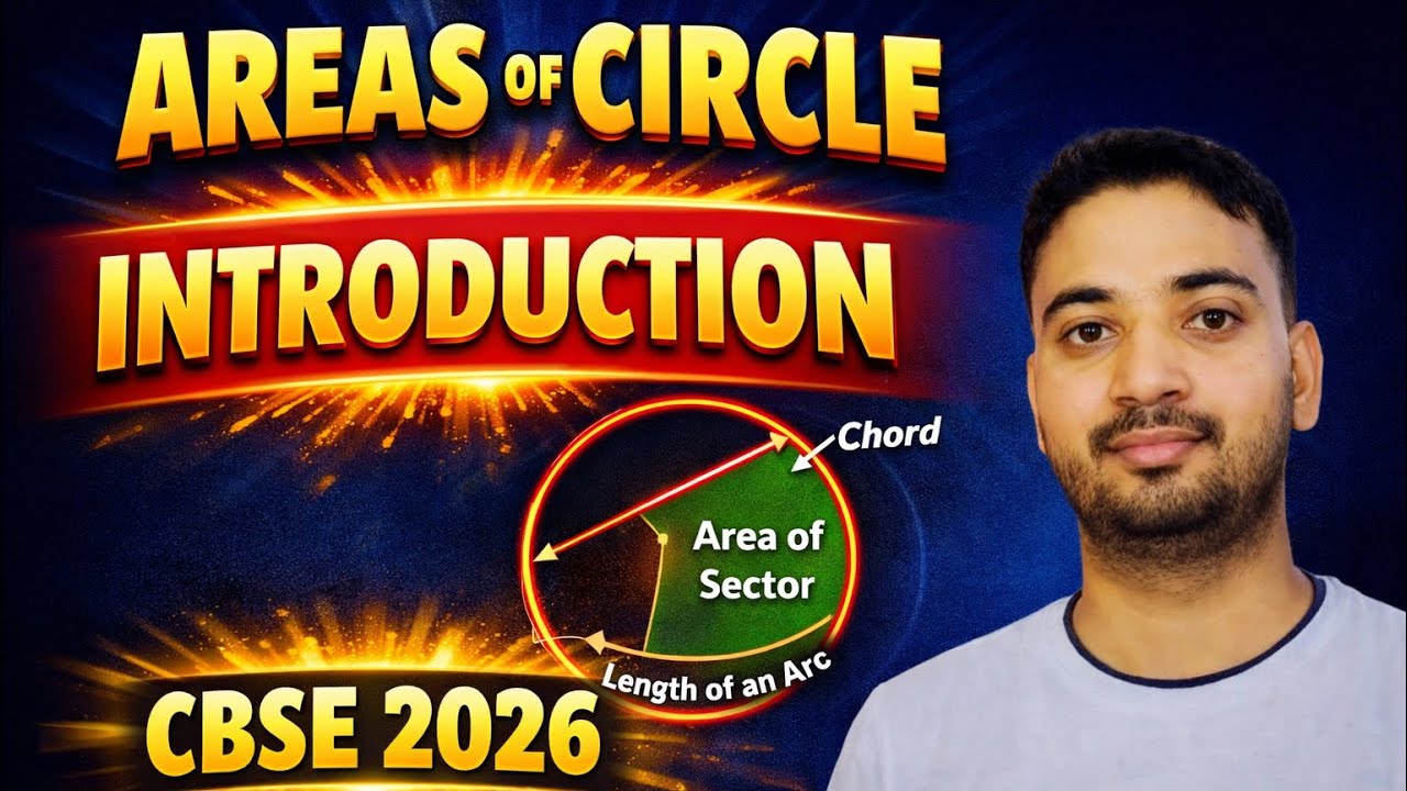 Mensuration Class 10 🔥 Areas Related to Circles | Introduction for Board Exam 2026