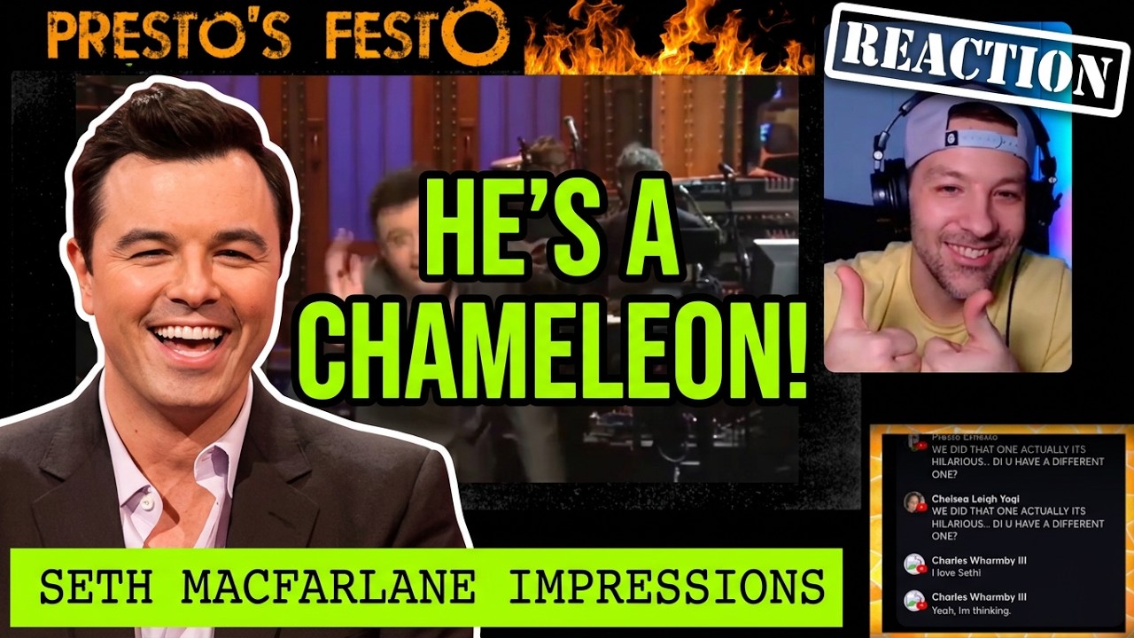 SETH MACFARLANE IMPRESSIONS [REACTION] PRESTO'S FESTO