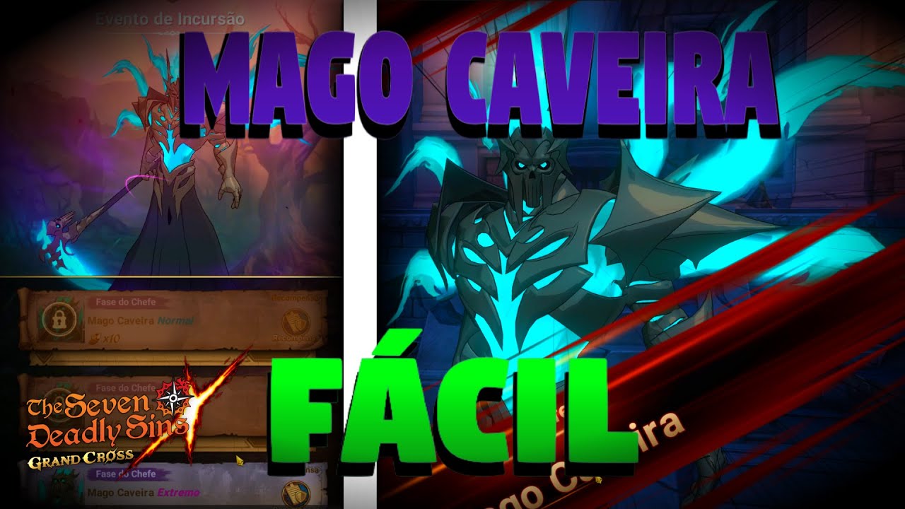 COMP PARA BOSS MAGO CAVEIRA (EVENTO DE EXCURSÃO) - The Seven Deadly Sins Grand Cross