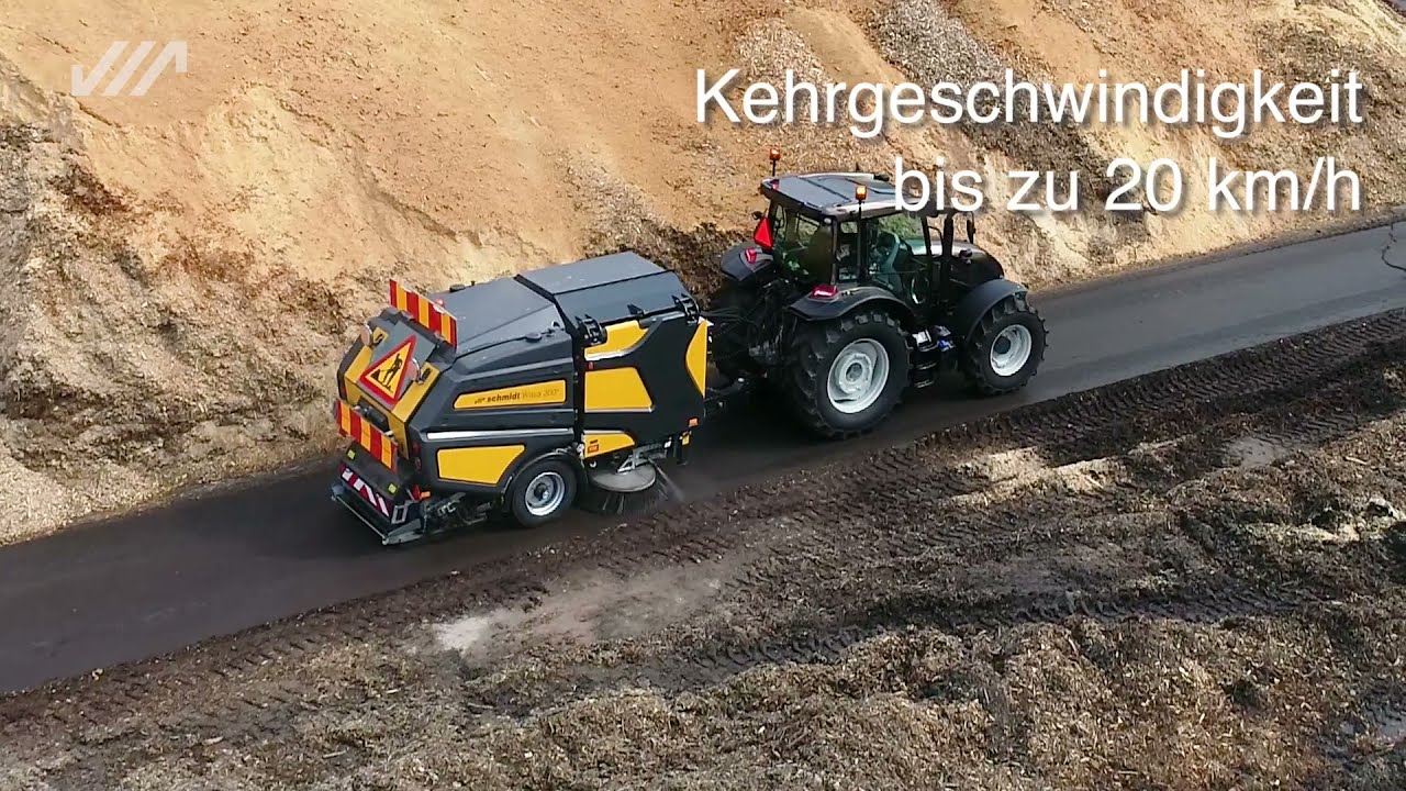 Anhänge-Kehrmaschine Wasa 300+ - für die Reinigung von Strassen in Kleinstädten und Gemeinden