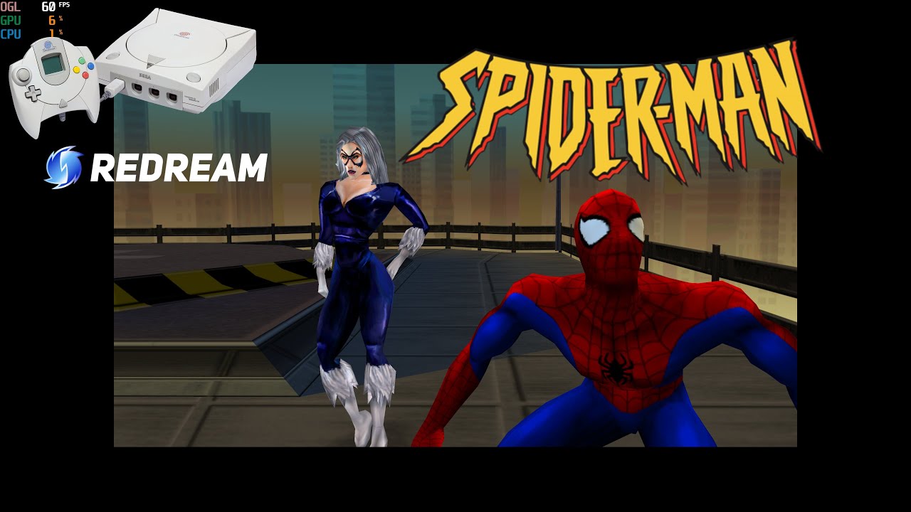 ReDream 1.5.0-1044 | Spider-Man 4K UHD | Геймплей на эмуляторе Dreamcast для ПК