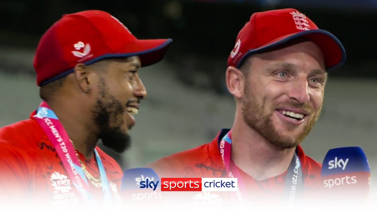 'Words can't even describe it' 🥺✨ | Jos Buttler and Chris Jordan react to winning T20 World Cup