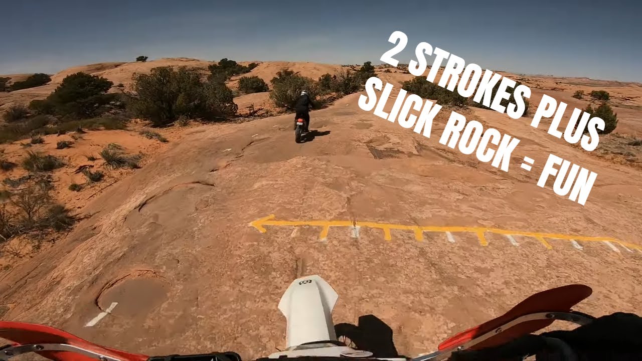 Slick Rock Trail Moab Utah vs TE250i