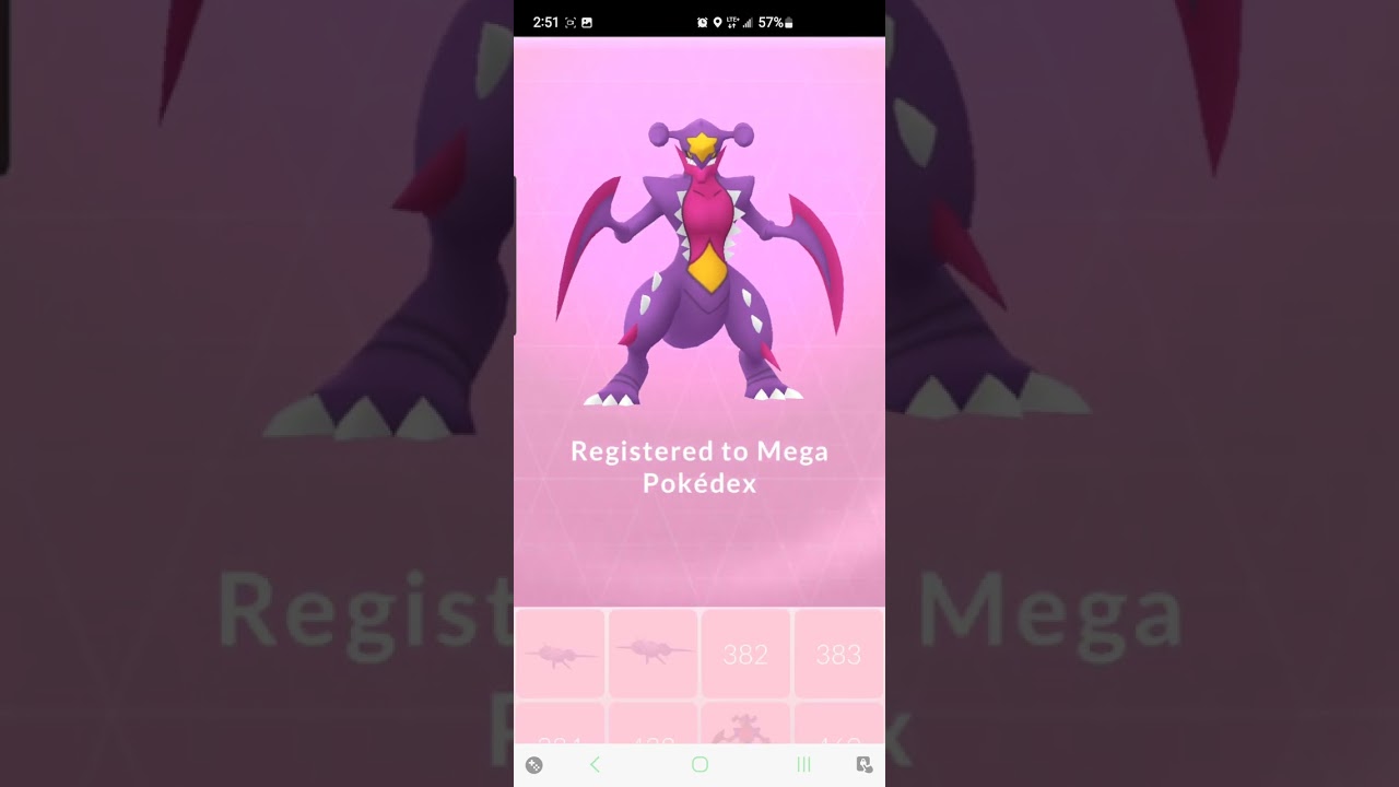 Pokemon GO - Shiny Mega Garchomp Dex Entry! During Mega Garchomp Raid Day.