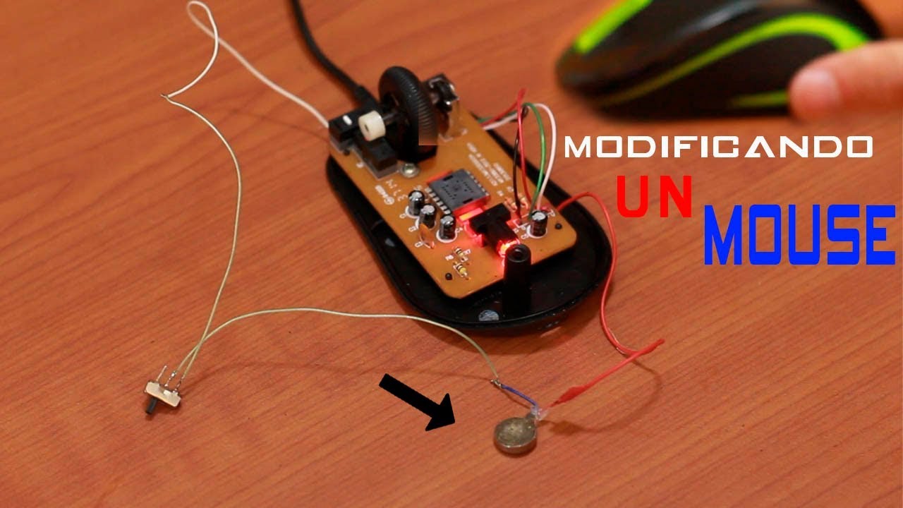 Modificando un Mouse en Casa - Por que los Mouse Gamer no Tienen Vibración ?