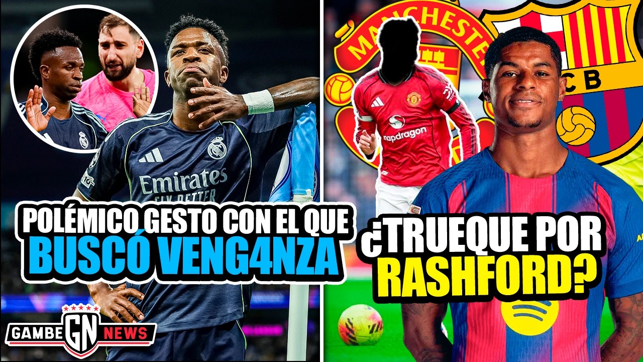 El polémico gesto con el que Vinícius buscó veng4nza vs City| ¿Trueque por Rashford?| Rompen al Bodo