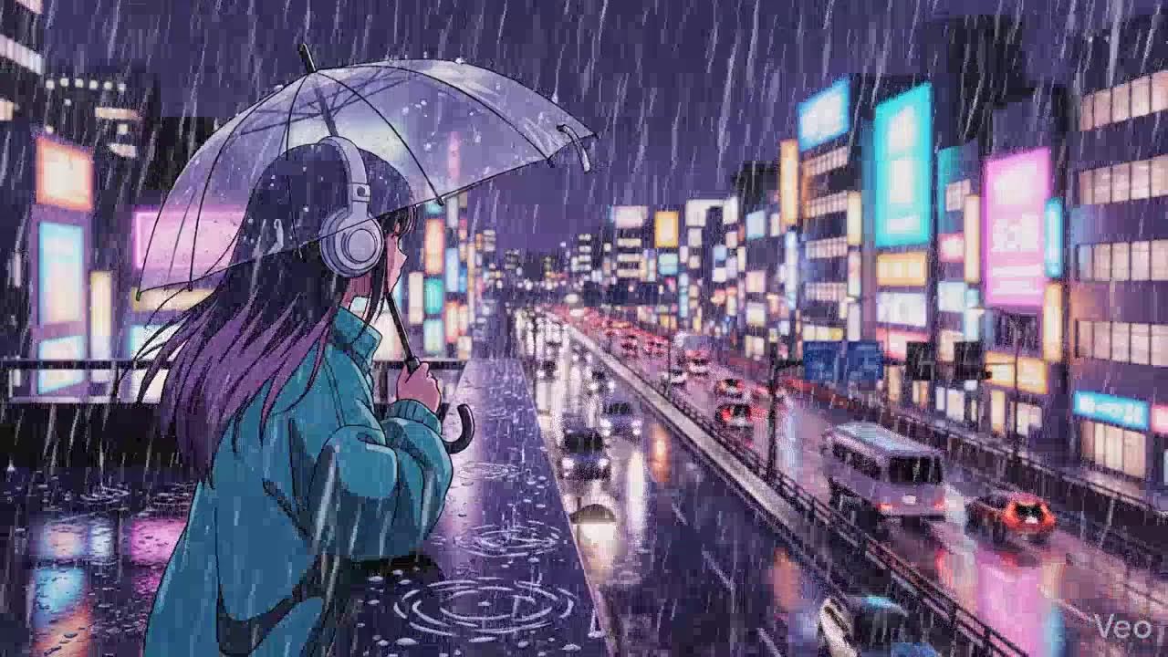 Soft Japanese Rain 🌙 Chill Night Lofi for Study & Sleep | Live Stream by The Japanese Town