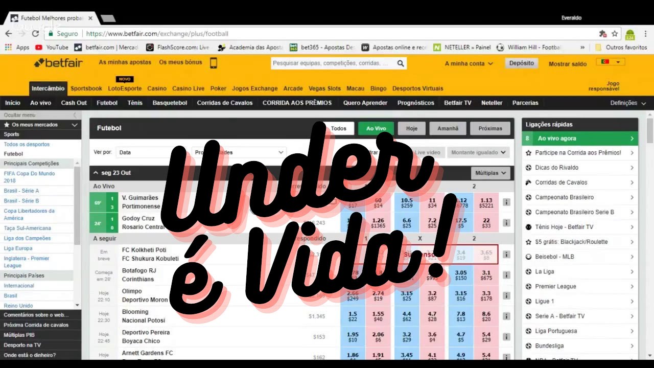 UNDER NA BETFAIR