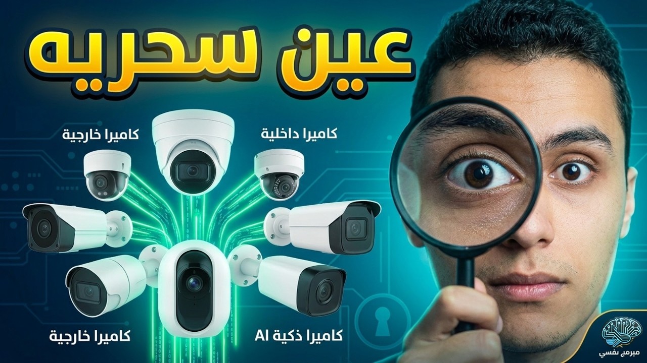 عين سحريه: تخيل تركب كاميرا تحميك وهى إللى تكون السبب فى اختراقك ؟ 👁️🔒
