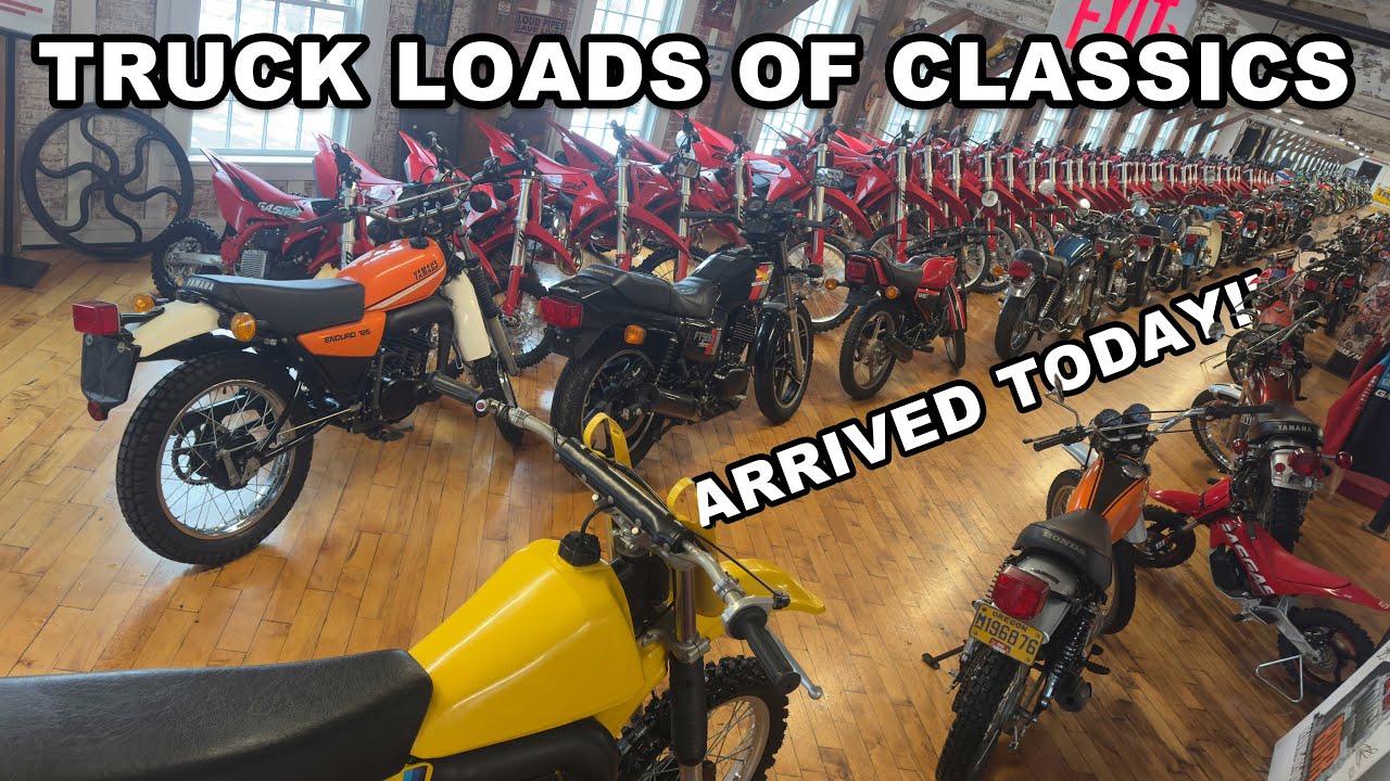 TRUCK LOADS OF NEW CLASSIC MOTORCYCLES ARRIVED TODAY!!